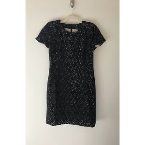 French Connection Black Lace Dress NWOT
